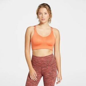 Calia by Carrie Underwood Made To Move Racerback Orange Sports Athletic Bra